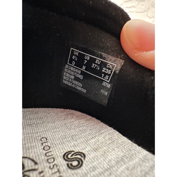 CLARKS | Cloudstepper Carly Dream Leopard Print Slip On Loafers | Women’s 7 - Picture 6 of 7